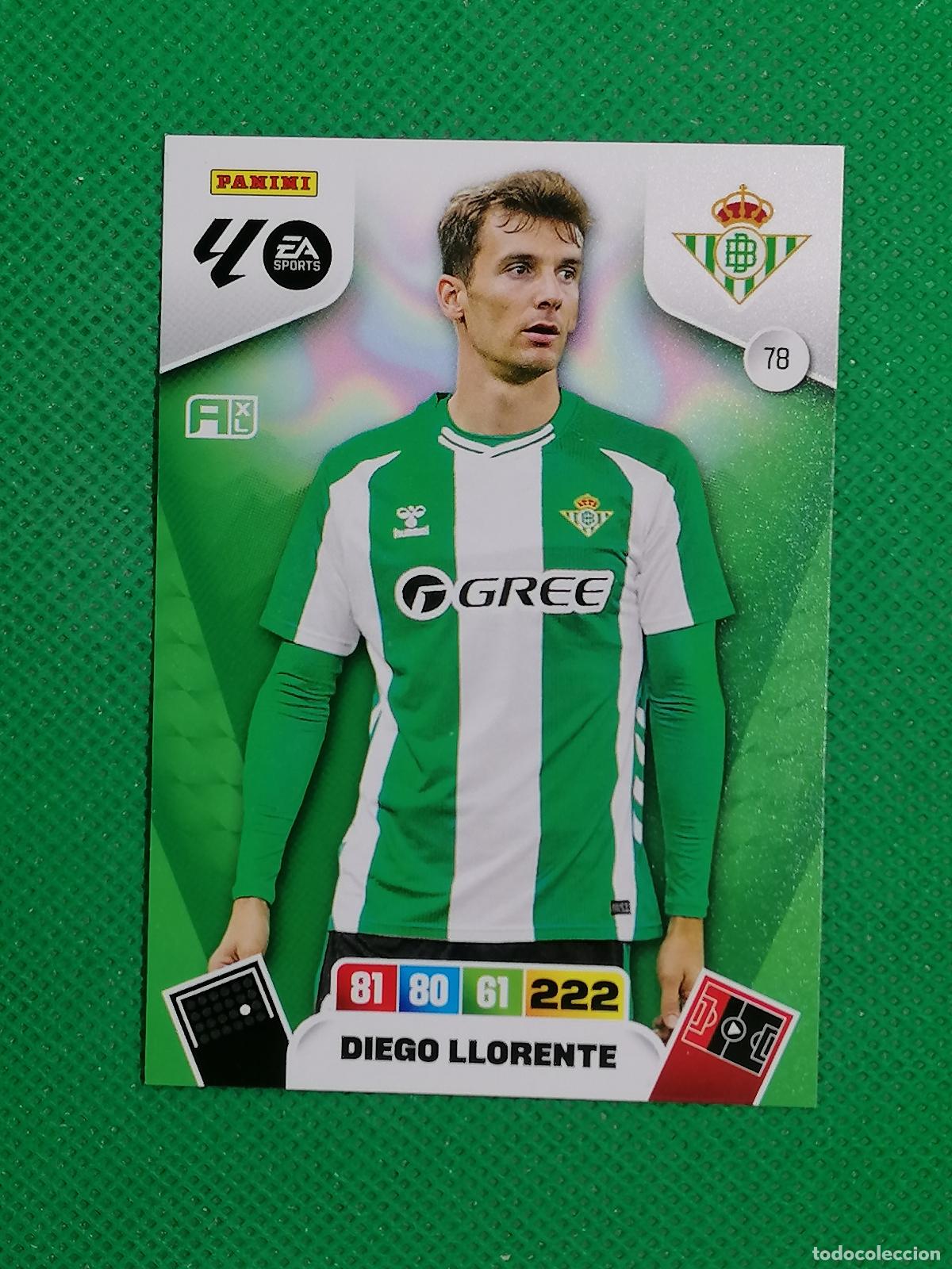 Cromos de F&uacute;tbol: 78 DIEGO LLORENTE BETIS ⚽ LIGA ADRENALYN XL 2025 2026 25 26 ⚽