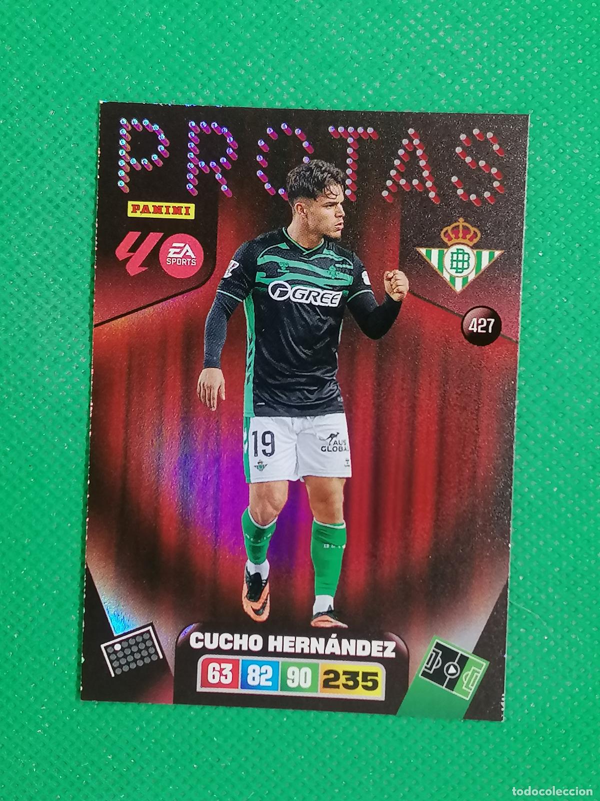 Cartes &agrave; collectionner de Football: 427 CUCHO HERNANDEZ BETIS PROTAS ⚽ LIGA ADRENALYN XL 2025 2026 25 26 ⚽