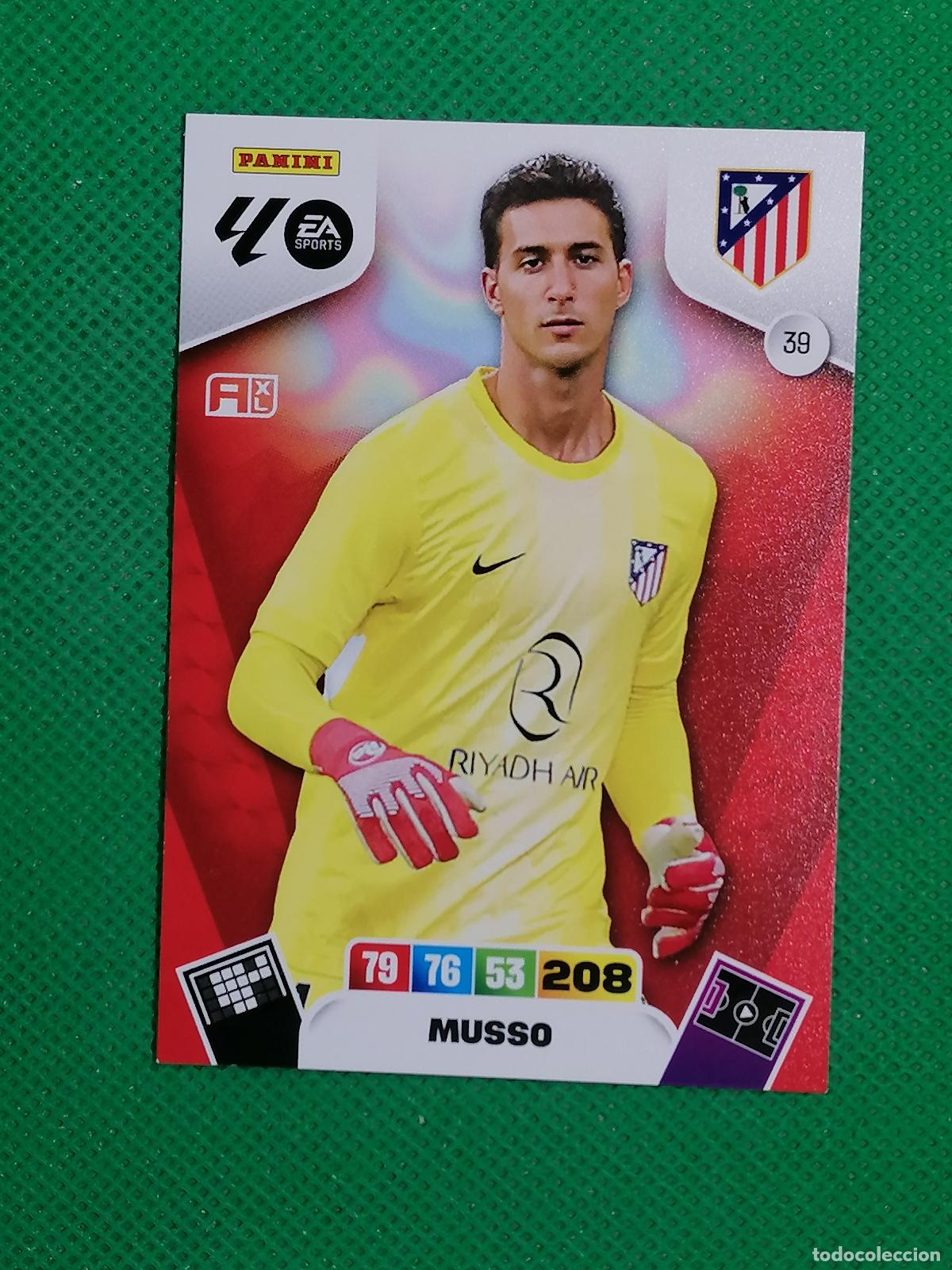Cromos de F&uacute;tbol: 39 MUSSO ATLETICO DE MADRID ⚽ LIGA ADRENALYN XL 2025 2026 25 26 ⚽