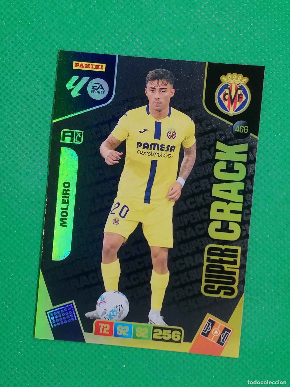 Cromos de F&uacute;tbol: 466 MOLEIRO VILLARREAL SUPERCRACK SUPER CRACK ⚽ LIGA ADRENALYN XL 2025 2026 25 26 ⚽