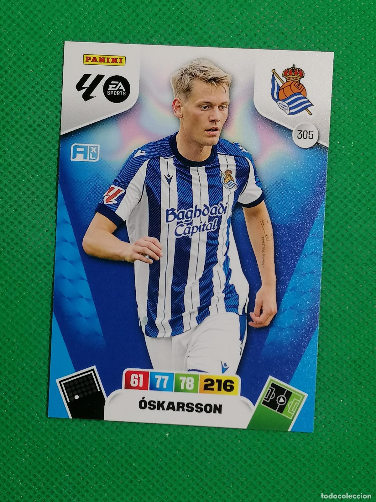 Cartes &agrave; collectionner de Football: 305 OSKARSOON REAL SOCIEDAD ⚽ LIGA ADRENALYN XL 2025 2026 25 26 ⚽