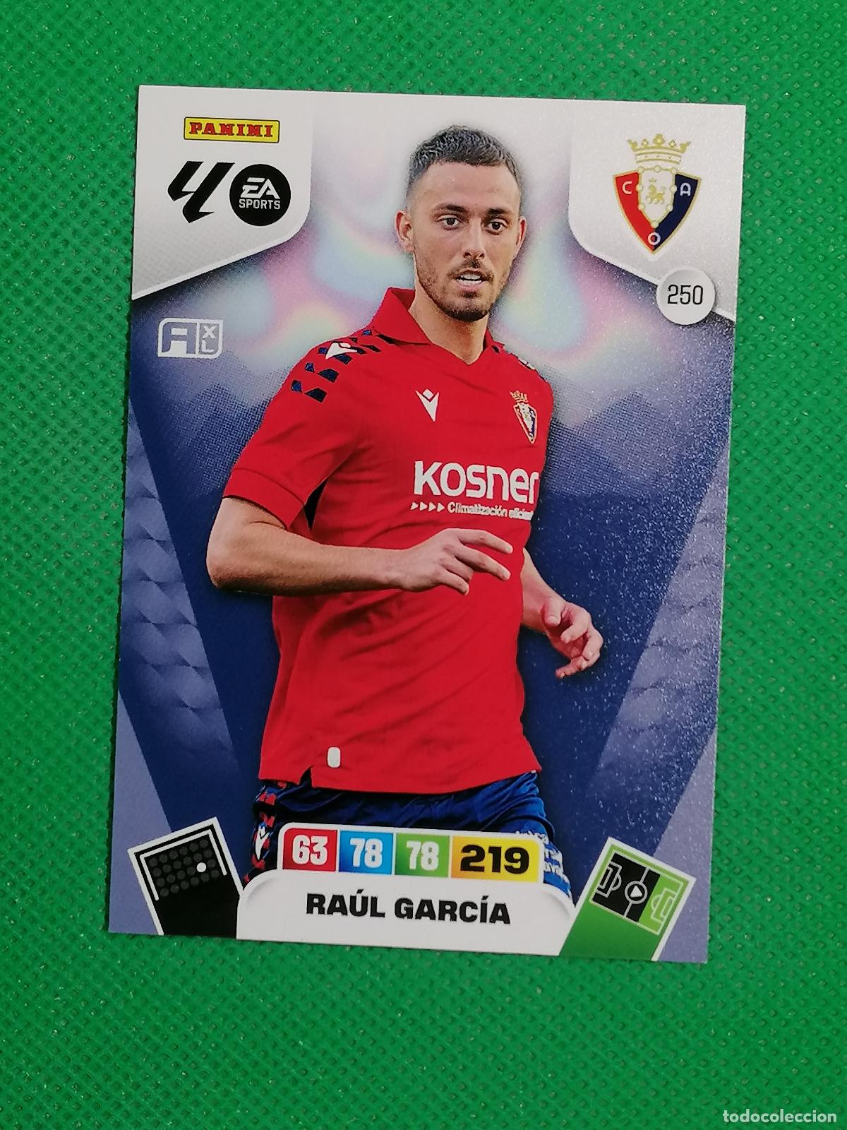 Cartes &agrave; collectionner de Football: 250 RAUL GARCIA OSASUNA ⚽ LIGA ADRENALYN XL 2025 2026 25 26 ⚽