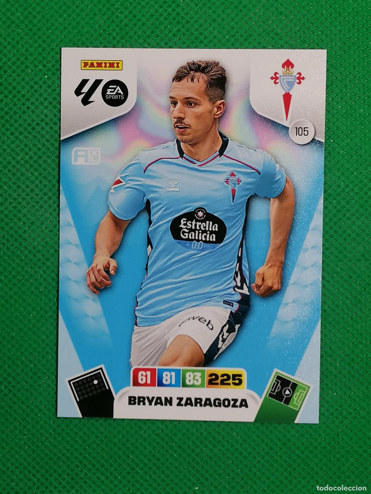 Cromos de F&uacute;tbol: 105 BRYAN ZARAGOZA CELTA ⚽ LIGA ADRENALYN XL 2025 2026 25 26 ⚽