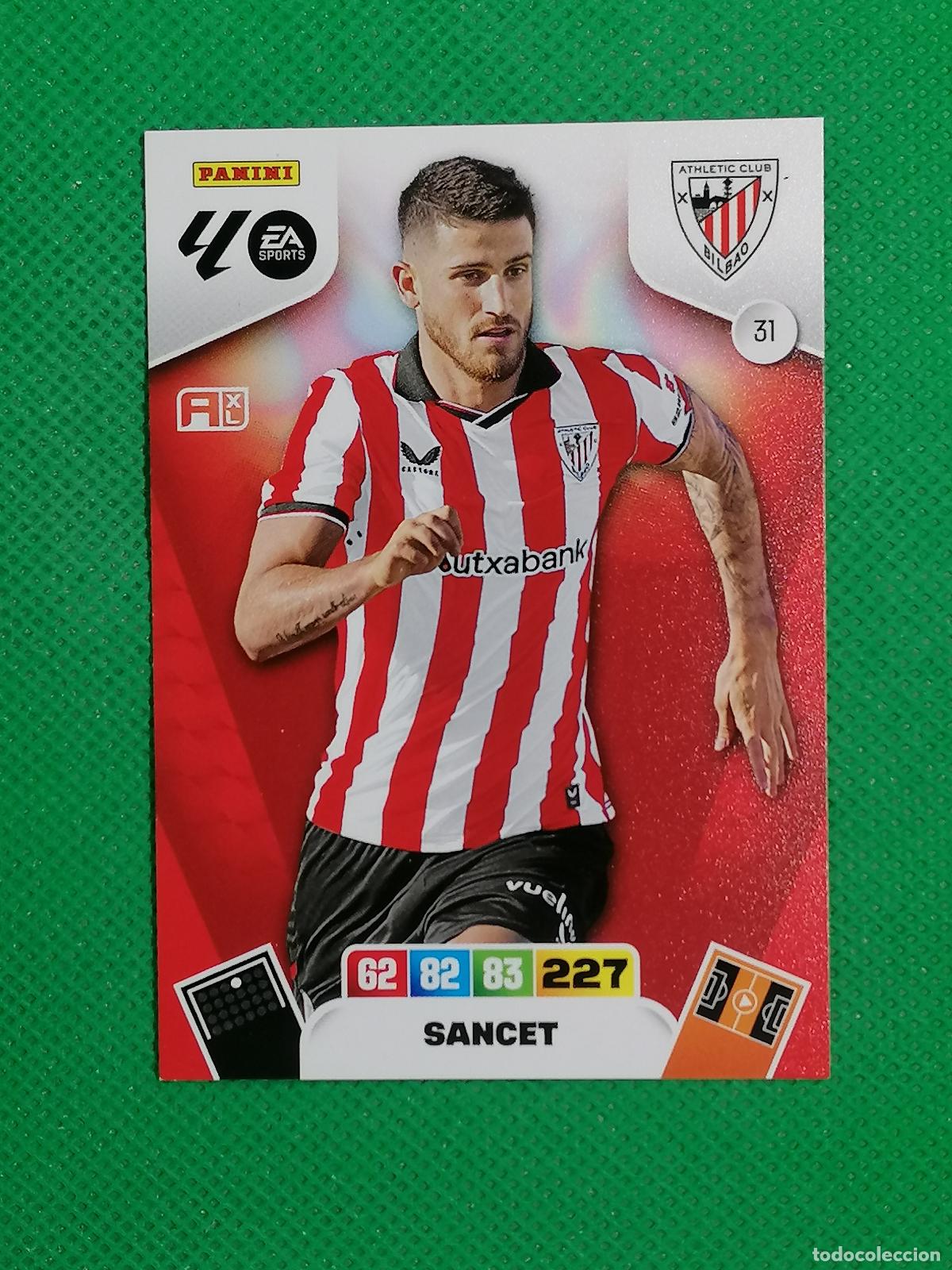 Cromos de F&uacute;tbol: 31 SANCET ATHLETIC BILBAO ⚽ LIGA ADRENALYN XL 2025 2026 25 26 ⚽