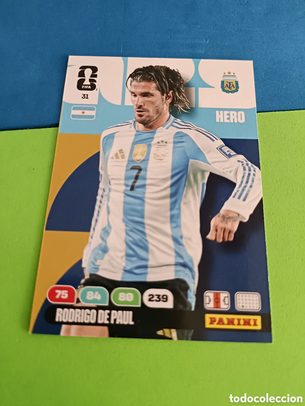 Figurine di Calcio: Adrenalyn XL Fifa World cup 2026 mundial - 31 De Paul Argentina