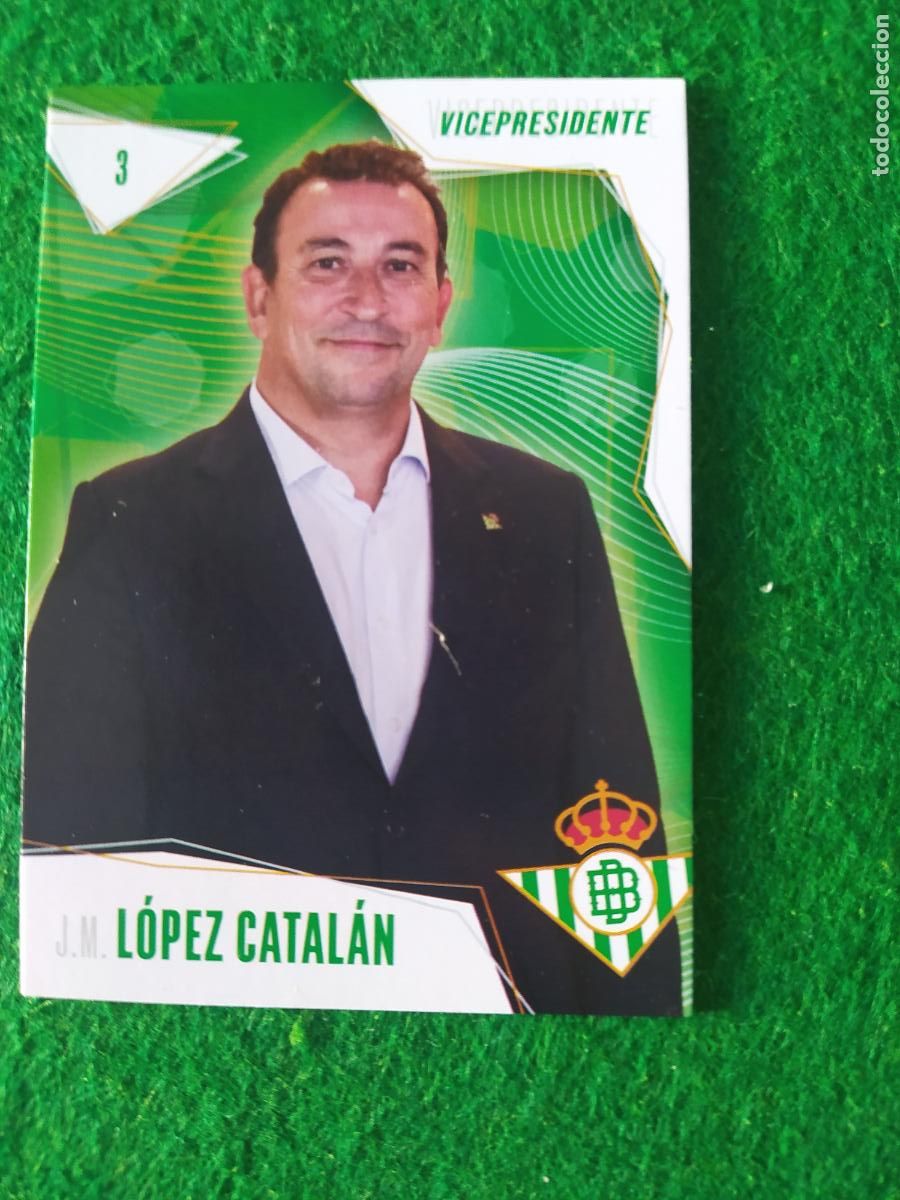 Cromos de F&uacute;tbol: BETIS CARDS 2025 2026 N&ordm; 3 LOPEZ CATALAN