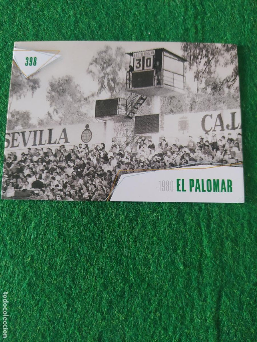 Cromos de F&uacute;tbol: BETIS CARDS 2025 2026 N&ordm; 398 EL PALOMAR DE GOL SUR