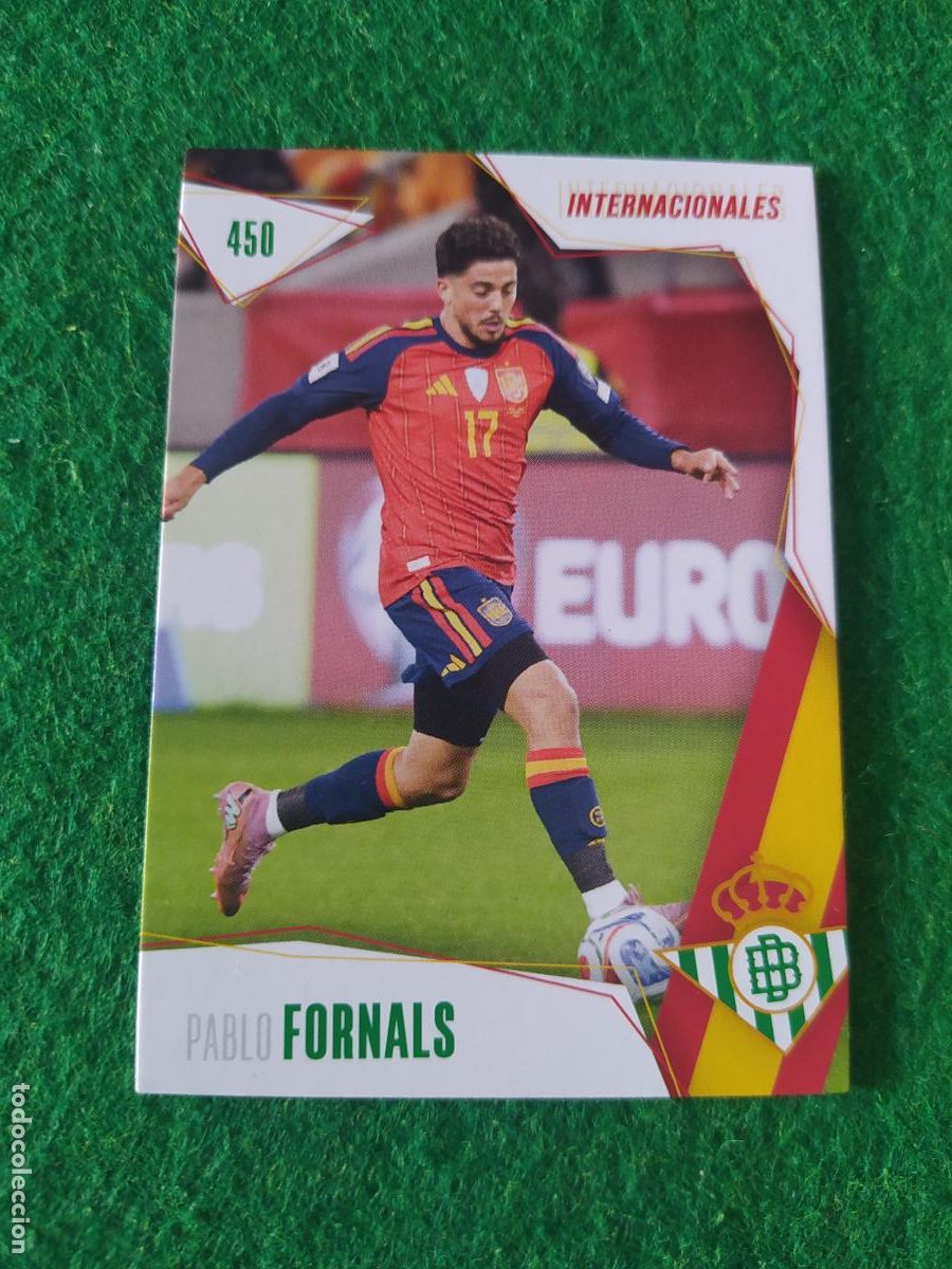 Figurine di Calcio: BETIS CARDS 2025 2026 N&ordm; 450 INTERNACIONALES FORNALS