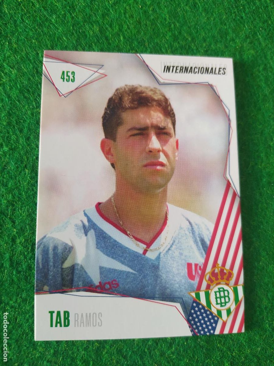 Figurine di Calcio: BETIS CARDS 2025 2026 N&ordm; 453 INTERNACIONALES TAB RAMOS