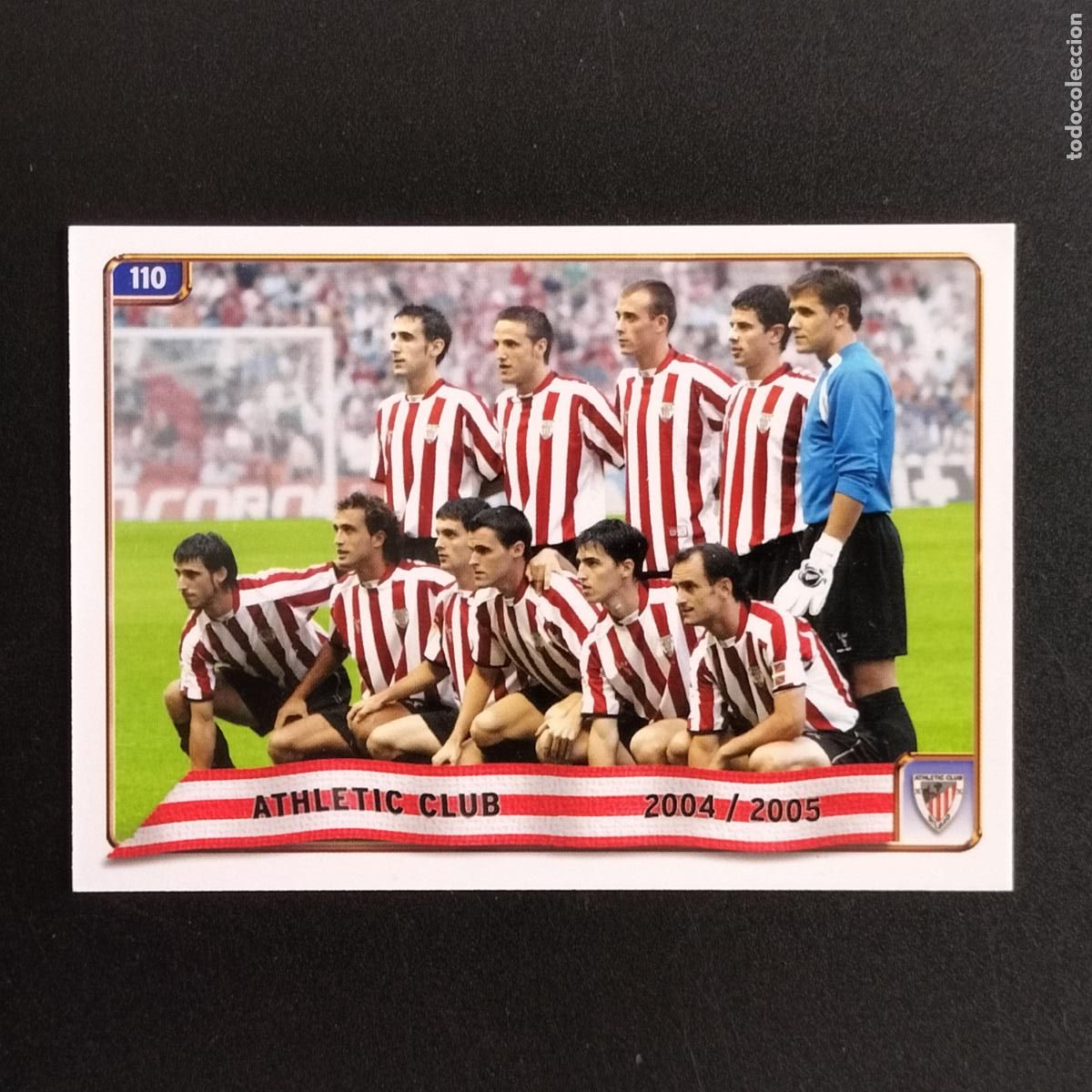 Cartes &agrave; collectionner de Football: 110 ALINEACION PLANTILLA HIMNO CASTELLANO ATHLETIC BILBAO CROMOS MUNDICROMO LIGA 2004 2005 04 05