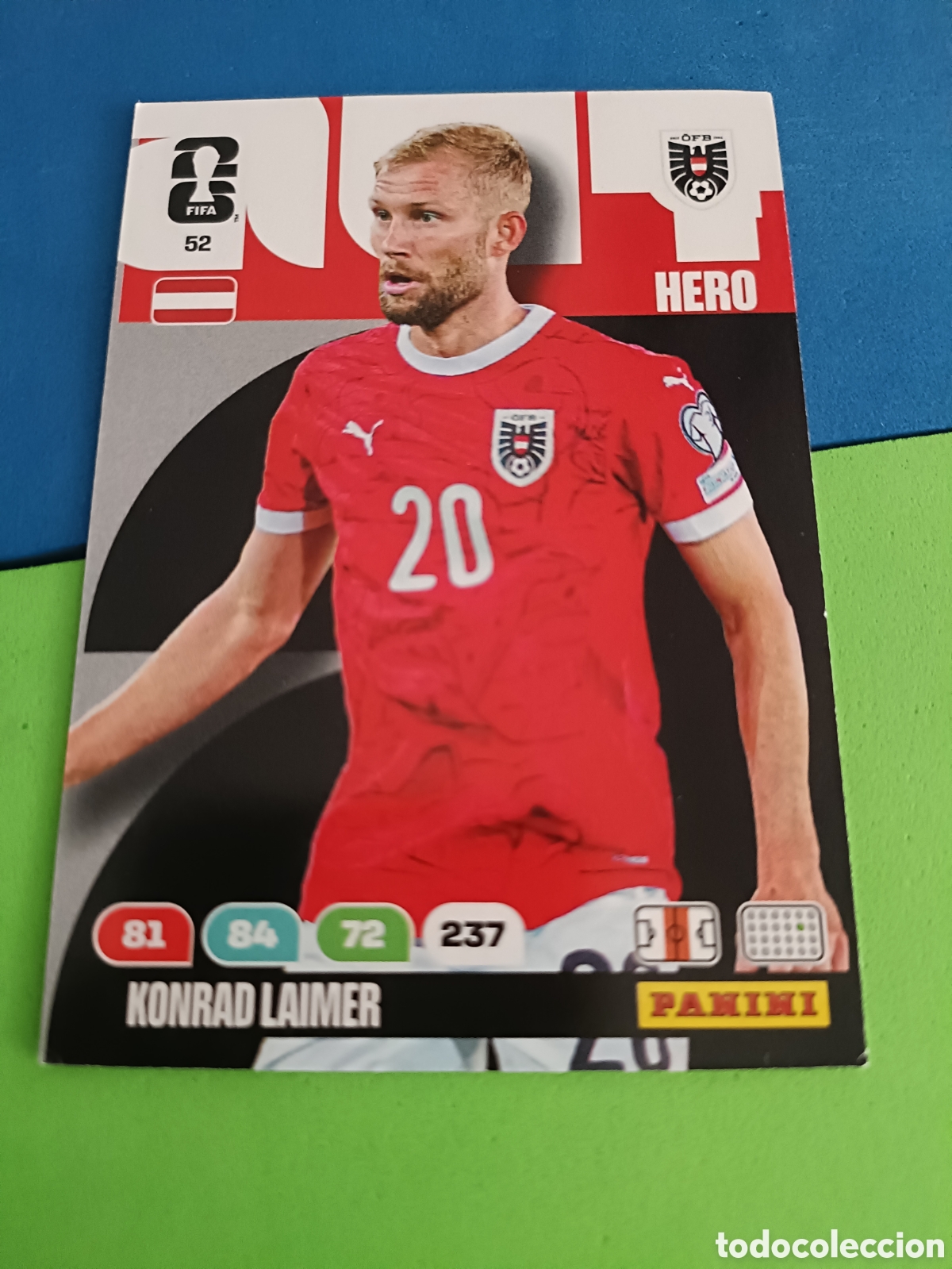 Cartes &agrave; collectionner de Football: Adrenalyn XL Fifa World cup 2026 mundial - 52 Laimer