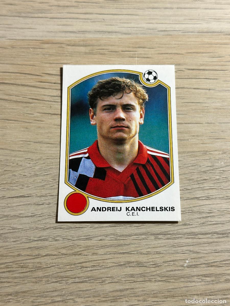 Cartes &agrave; collectionner de Football: 195 ANDREIJ KANCHELSKIS C.E.I. FUTBOL 92 93 LIGA PANINI NUNCA PEGADO SIN DESPEGAR
