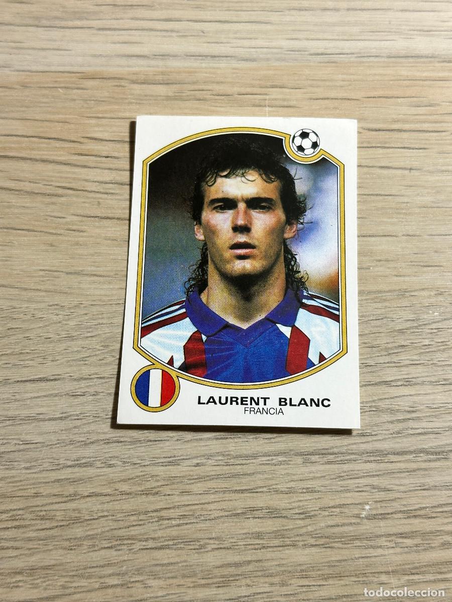 Cromos de F&uacute;tbol: 186 LAURENT BLANC FRANCIA FUTBOL 92 93 LIGA PANINI NUNCA PEGADO SIN DESPEGAR