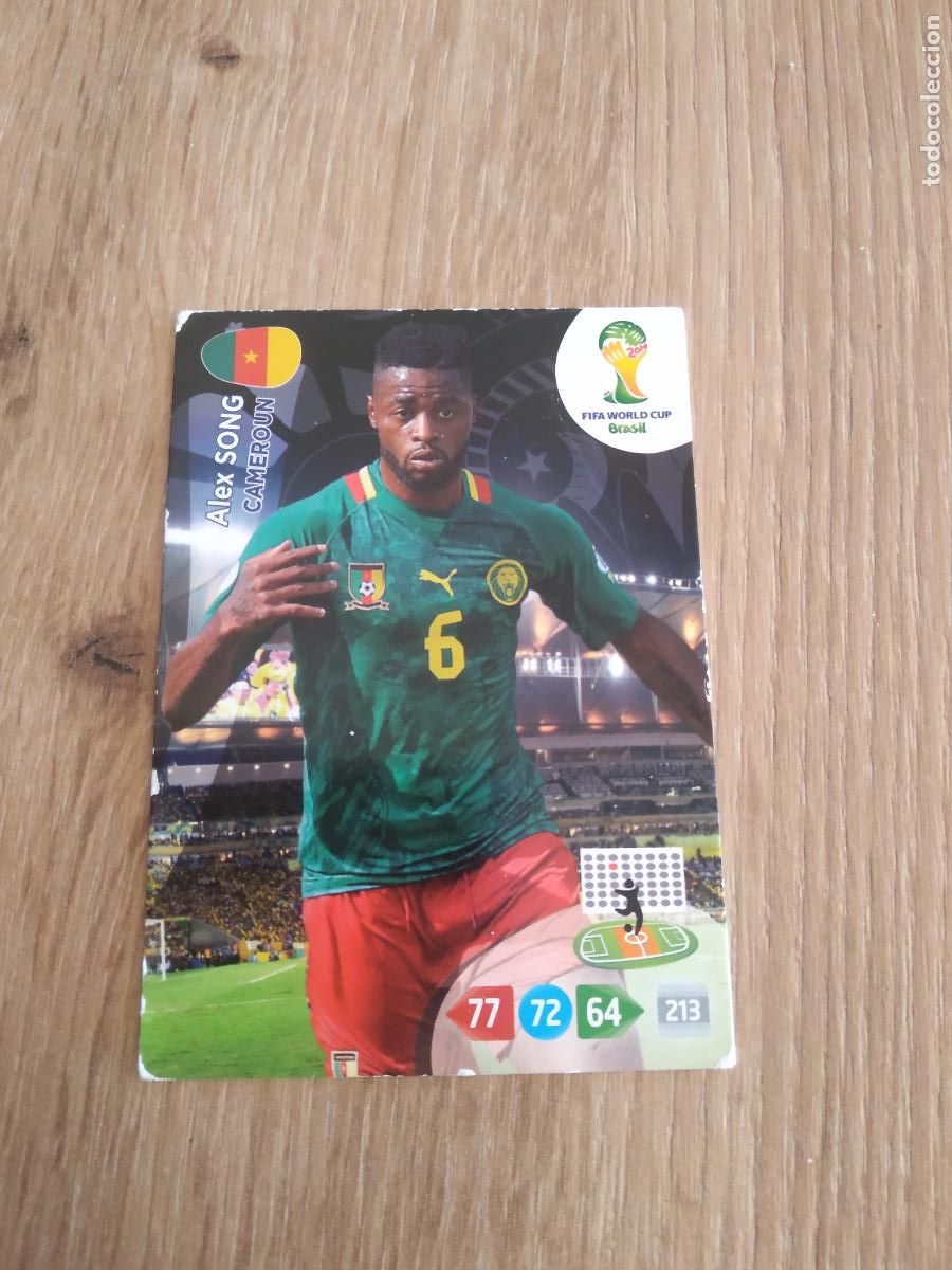 Cromos de F&uacute;tbol: alex song camerun CROMO FUTBOL PANINI ADRENALYN MUNDIAL 2014 WORLD CUP COPA DEL MUNDO