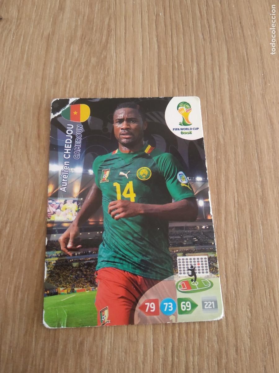 Cromos de F&uacute;tbol: CHEDJOU CAMERUN CROMO FUTBOL PANINI ADRENALYN MUNDIAL 2014 WORLD CUP COPA DEL MUNDO