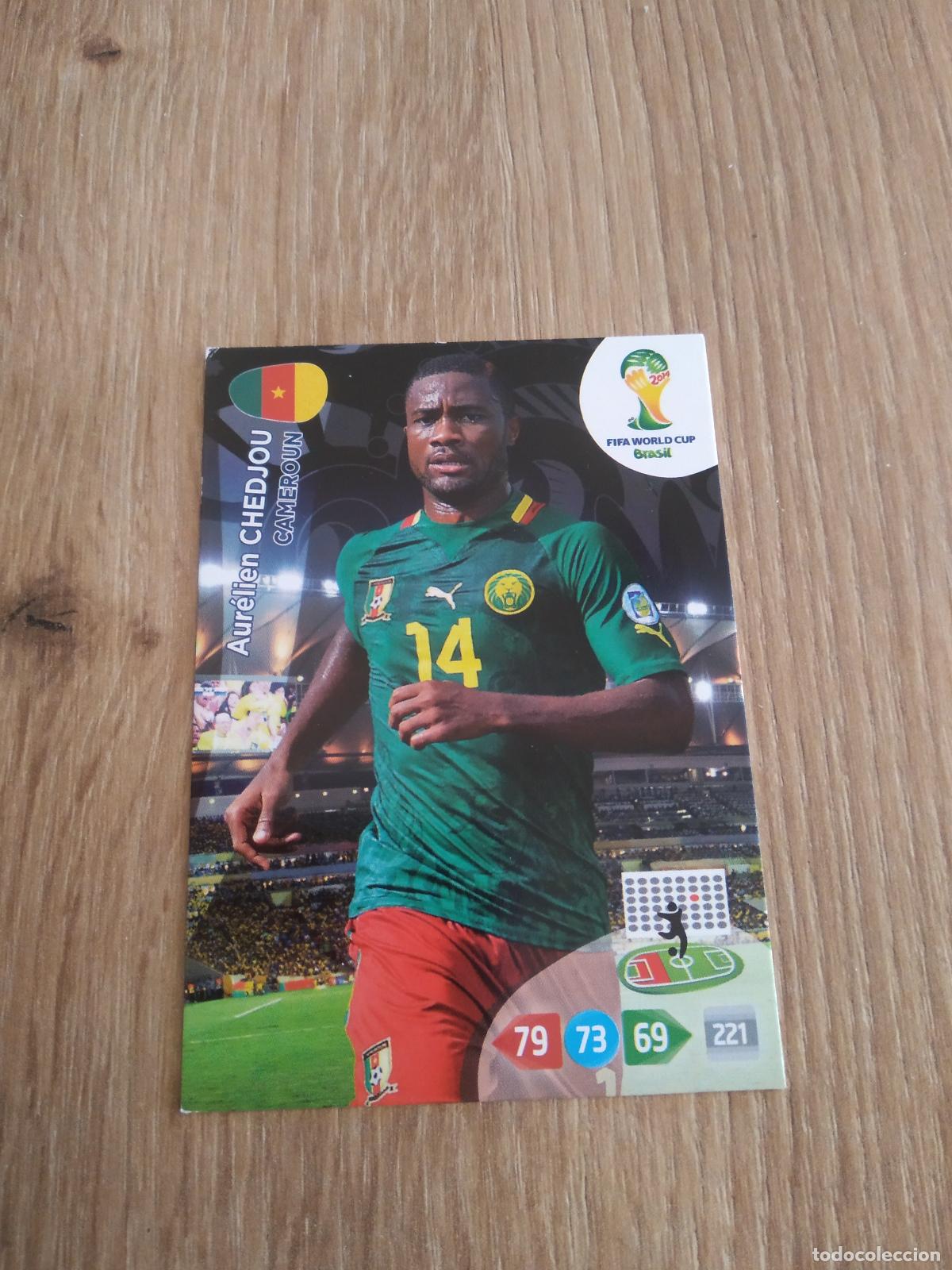 Cromos de F&uacute;tbol: CHEDJOU CAMERUN CROMO FUTBOL PANINI ADRENALYN MUNDIAL 2014 WORLD CUP COPA DEL MUNDO