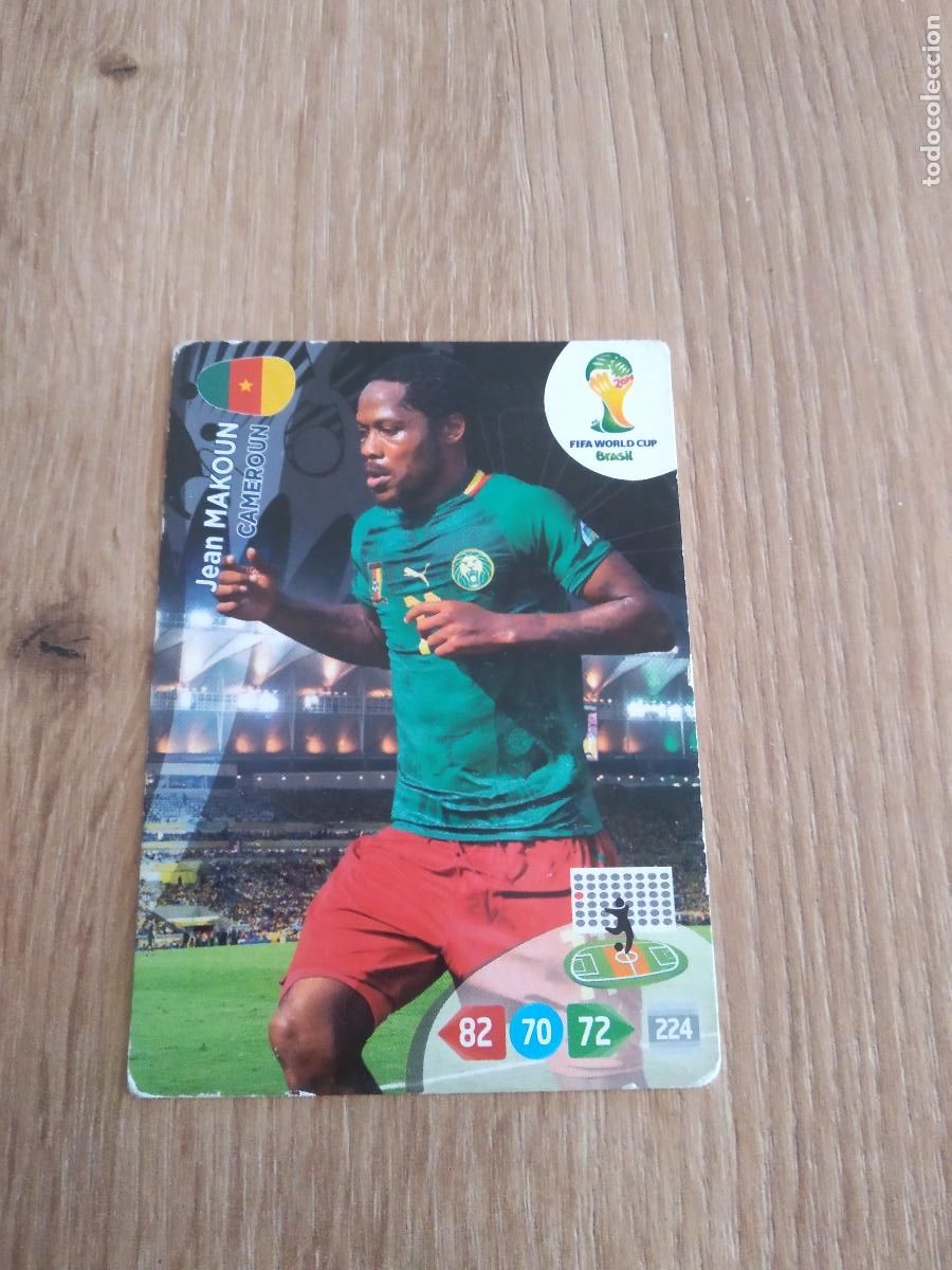 Cromos de F&uacute;tbol: JEAN MAKOUN CAMERUN CROMO FUTBOL PANINI ADRENALYN MUNDIAL 2014 WORLD CUP COPA DEL MUNDO