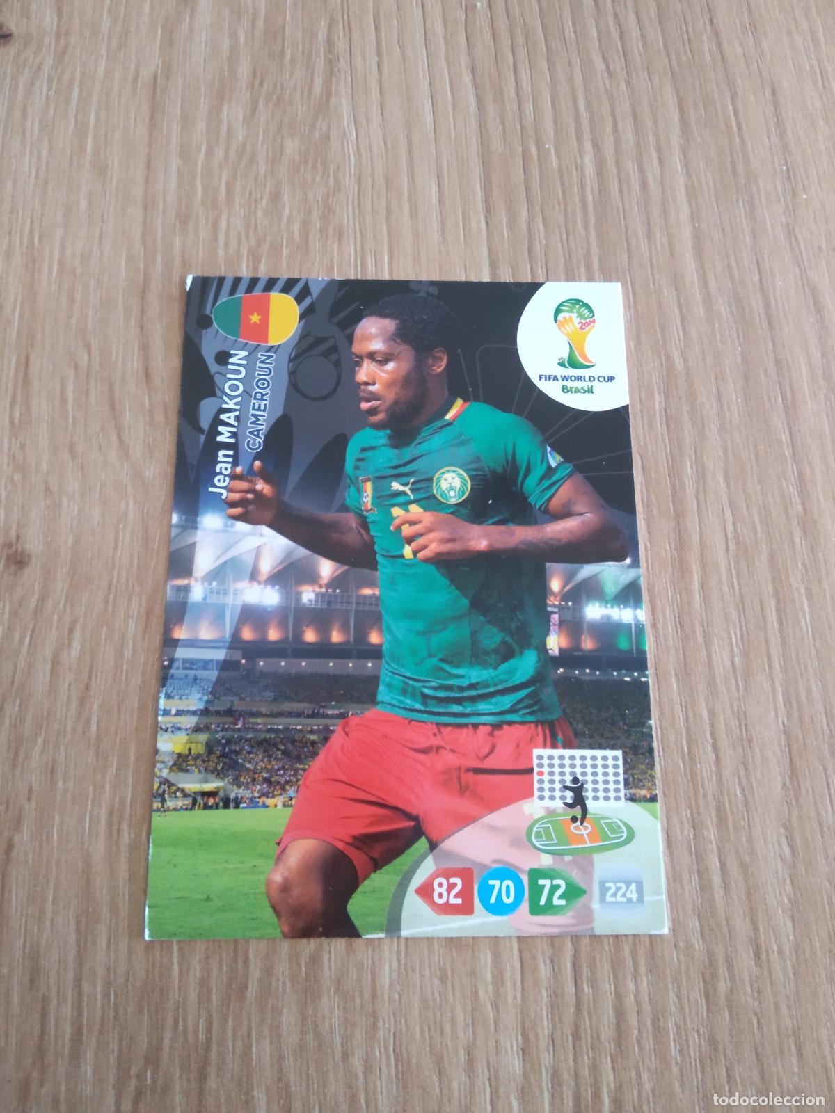 Cromos de F&uacute;tbol: JEAN MAKOUN CAMERUN CROMO FUTBOL PANINI ADRENALYN MUNDIAL 2014 WORLD CUP COPA DEL MUNDO