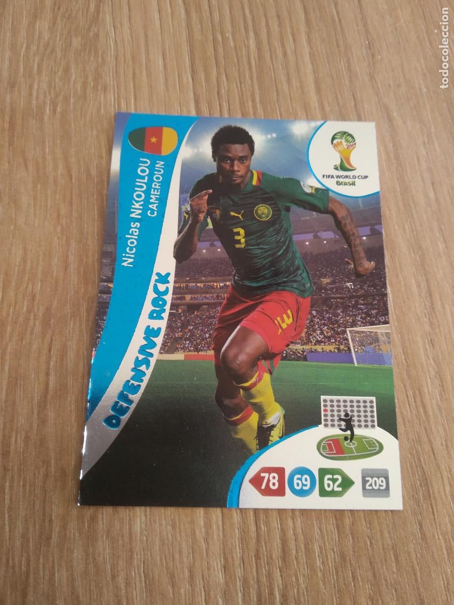 Cromos de F&uacute;tbol: NKOULOU CAMERUN CROMO FUTBOL PANINI ADRENALYN MUNDIAL 2014 WORLD CUP COPA DEL MUNDO