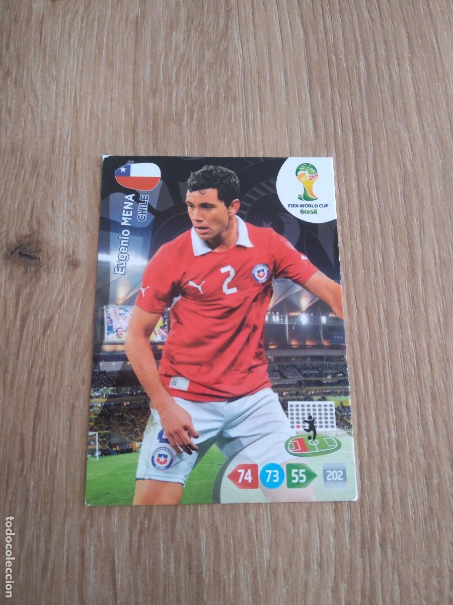 Cromos de Futebol: EUGENIO MENA CHILE CROMO FUTBOL PANINI ADRENALYN MUNDIAL 2014 WORLD CUP COPA DEL MUNDO