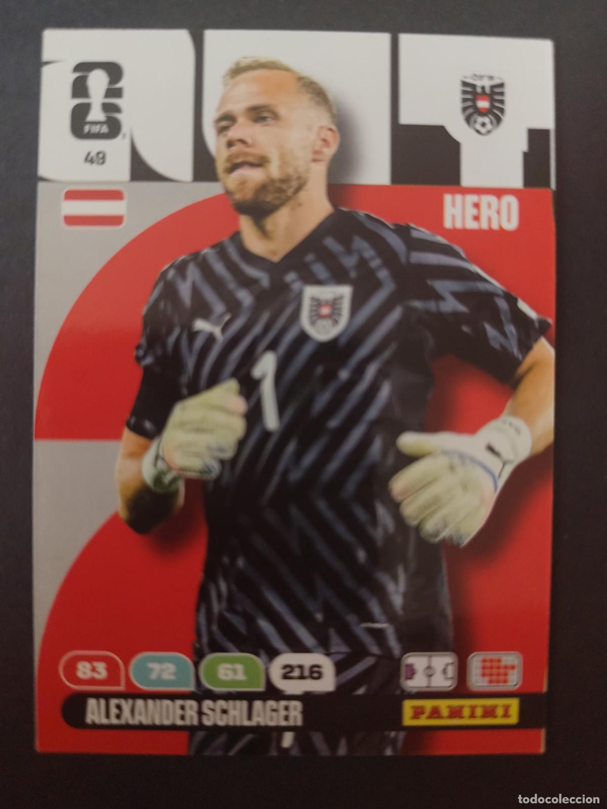 Cromos de F&uacute;tbol: 49 ALEXANDER SCHLAGER AUSTRIA ADRENALYN MUNDIAL FIFA WORLD CUP 2026 PANINI