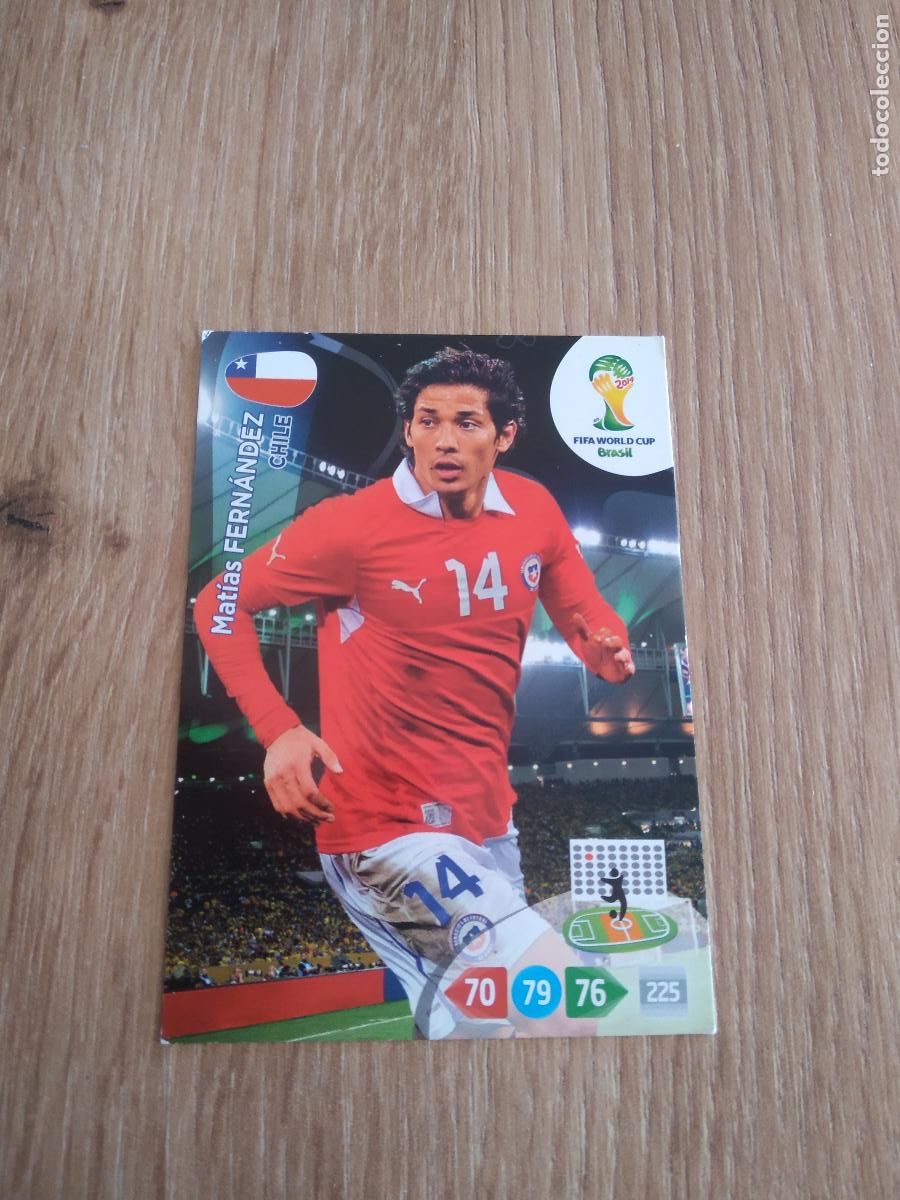 Cromos de F&uacute;tbol: MATIAS FERNANDEZ CHILE CROMO FUTBOL PANINI ADRENALYN MUNDIAL 2014 WORLD CUP COPA DEL MUNDO