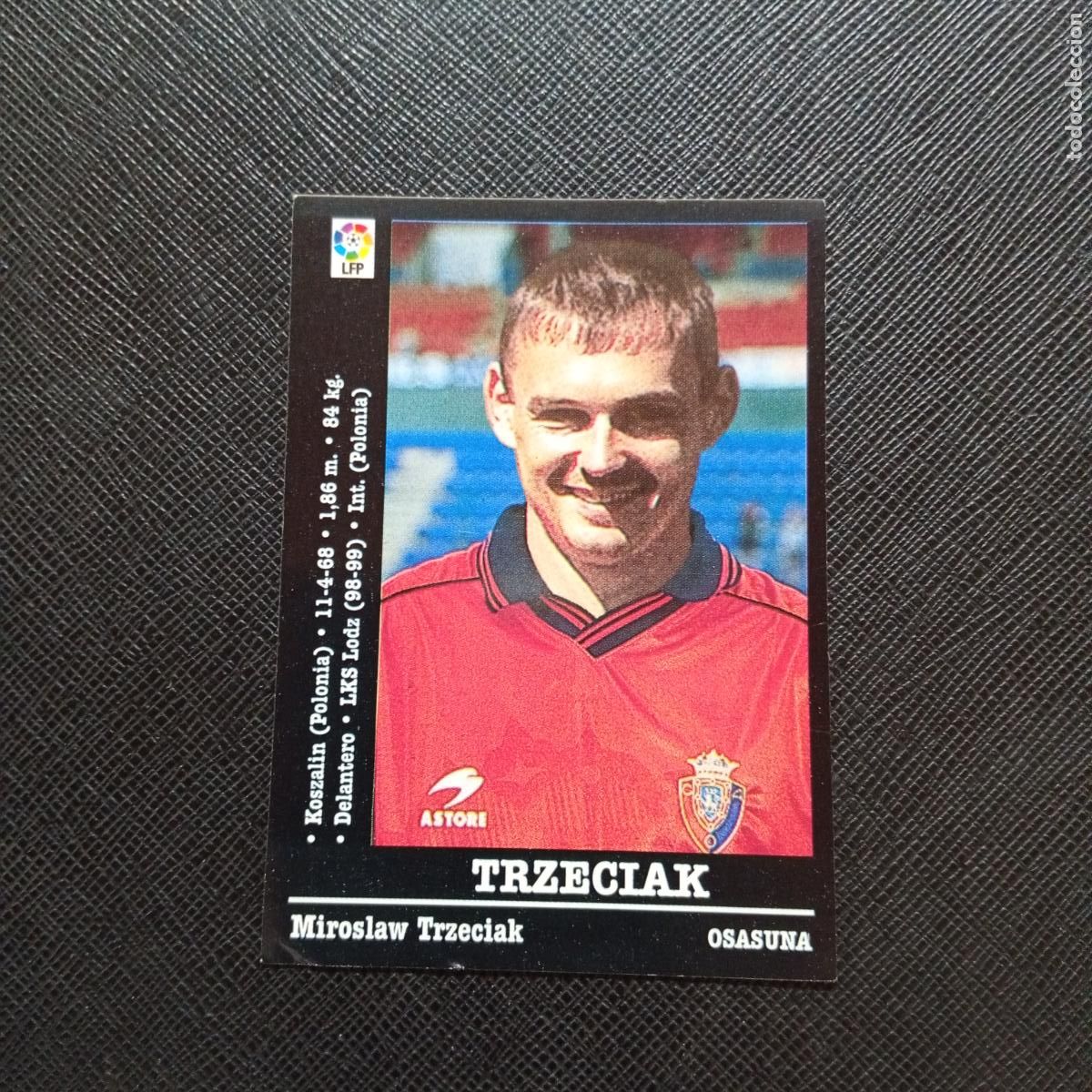 Cromos de F&uacute;tbol: 322 TRZECIAK OSASUNA PANINI 2000 2001 CROMO FUTBOL 00 01 LIGA - SIN PEGAR - A165 PG334