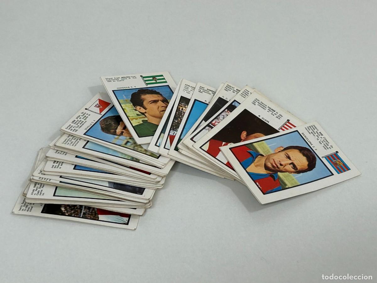 Fu&szlig;ball-Sticker: LOTE 60 CROMOS FUTBOL SIN PEGAR LIGA 1971 FHER
