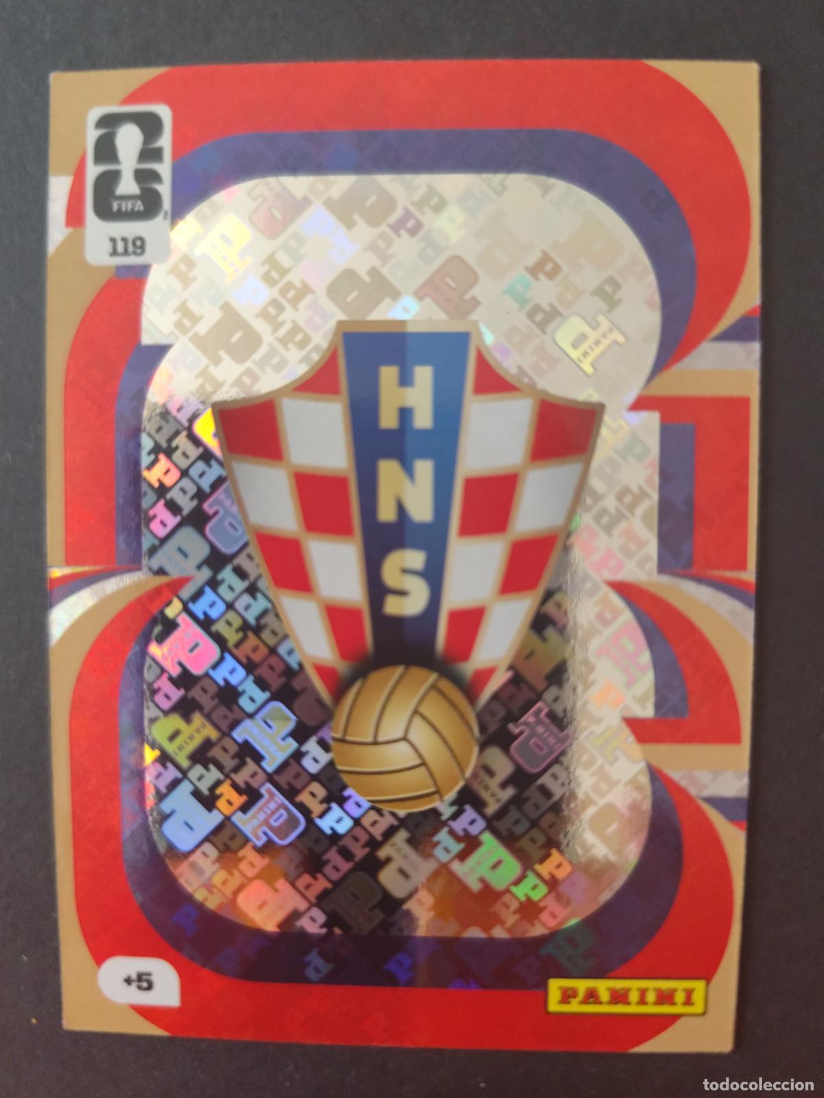 Cromos de F&uacute;tbol: 119 ESCUDO CROACIA ADRENALYN MUNDIAL FIFA WORLD CUP 2026 PANINI