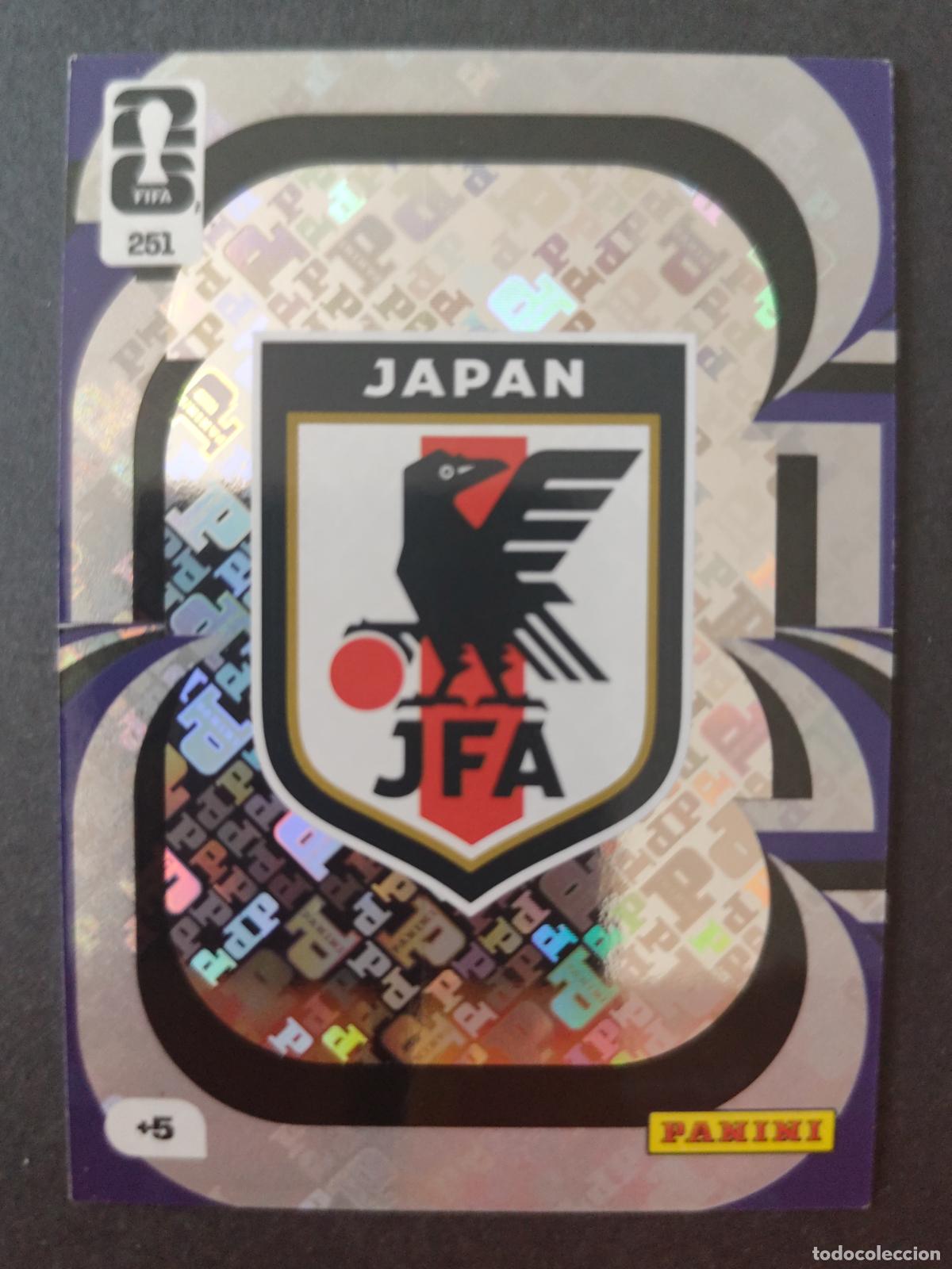 Cromos de F&uacute;tbol: 251 ESCUDO JAP&Oacute;N ADRENALYN MUNDIAL FIFA WORLD CUP 2026 PANINI