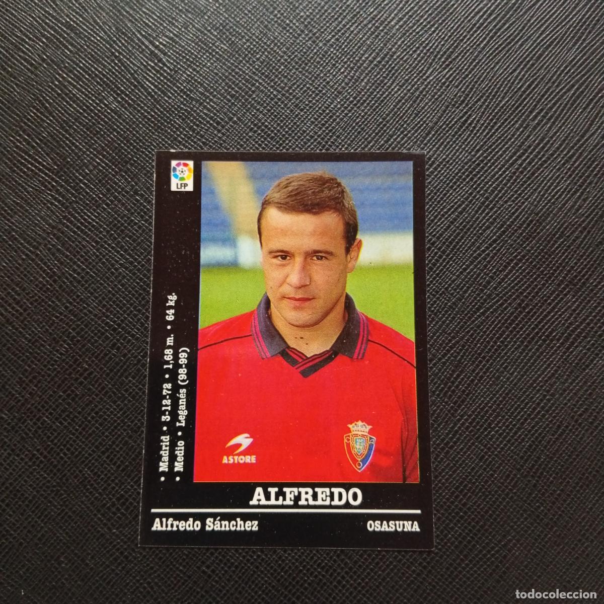 Cromos de F&uacute;tbol: 318 ALFREDO OSASUNA PANINI 2000 2001 CROMO FUTBOL 00 01 LIGA - SIN PEGAR - A165 PG343