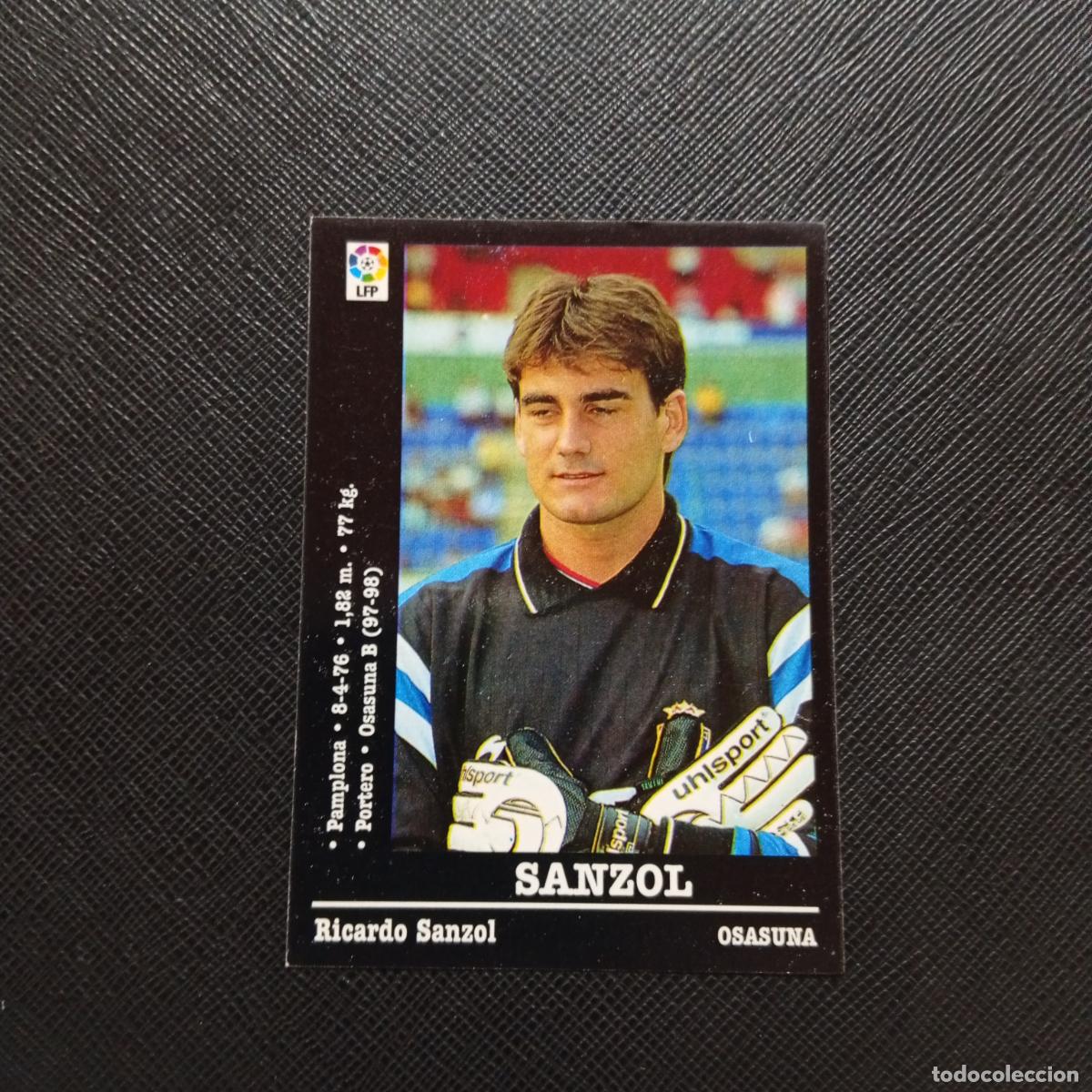 Fu&szlig;ball-Sticker: 323 SANZOL OSASUNA PANINI 2000 2001 CROMO FUTBOL 00 01 LIGA - SIN PEGAR - A165 PG343