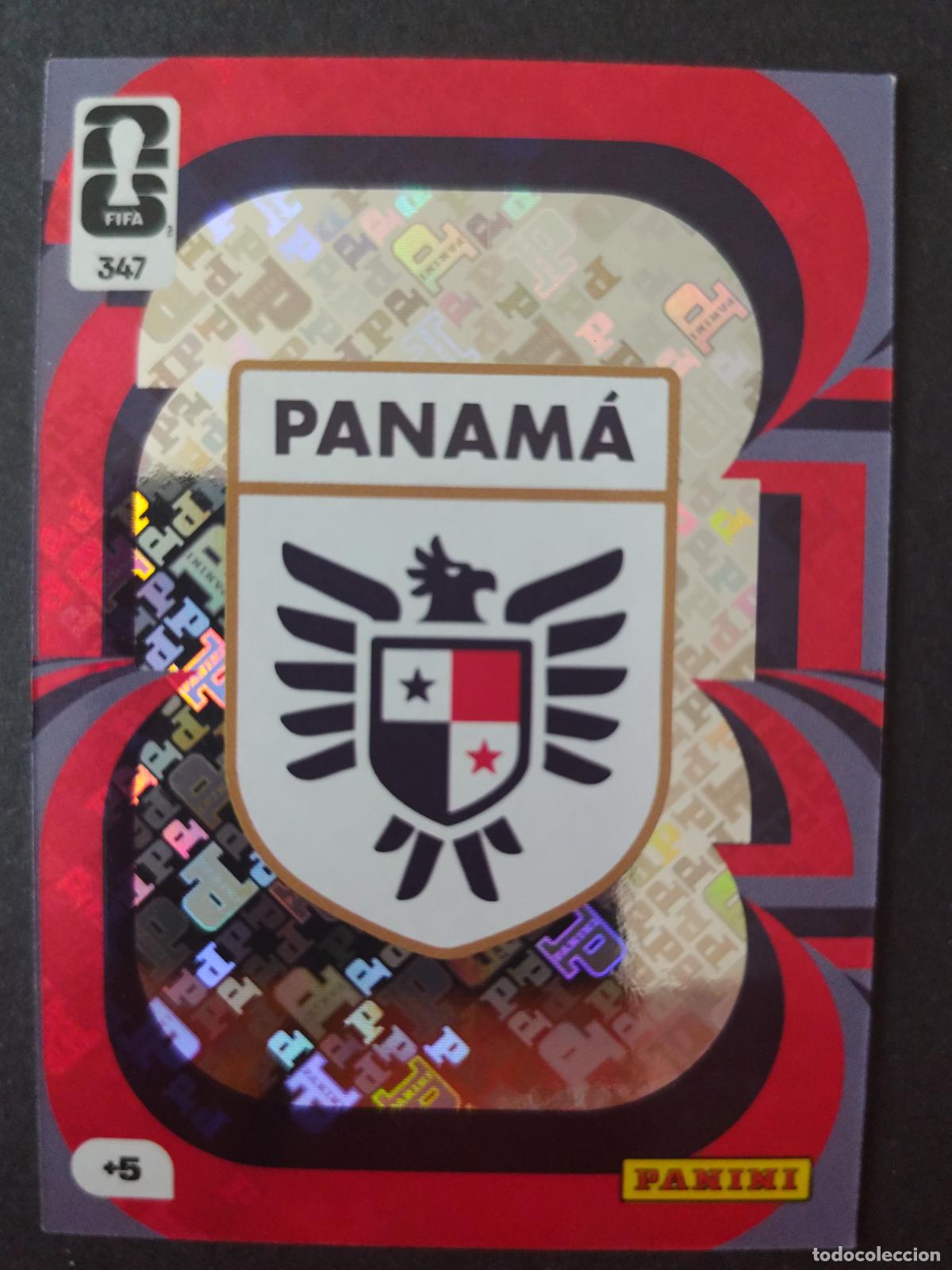 Cromos de F&uacute;tbol: 347 ESCUDO PANAM&Aacute; ADRENALYN MUNDIAL FIFA WORLD CUP 2026 PANINI