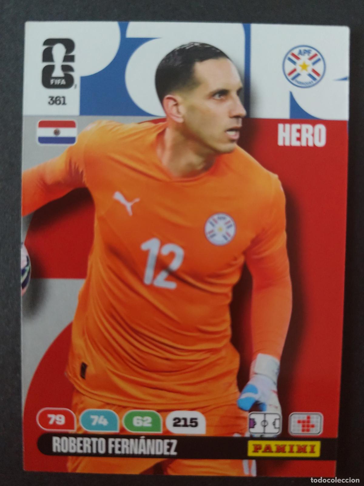 Cromos de F&uacute;tbol: 361 ROBERTO FERN&Aacute;NDEZ PARAGUAY ADRENALYN MUNDIAL FIFA WORLD CUP 2026 PANINI