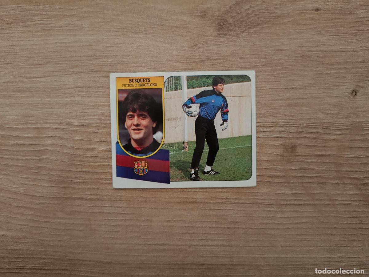 Cromos de F&uacute;tbol: CROMO DE FUTBOL LIGA ESTE BUSQUETS BARCELONA LEER SIN PEGAR NUNCA PEGADO 91 92 1991 1992 D426