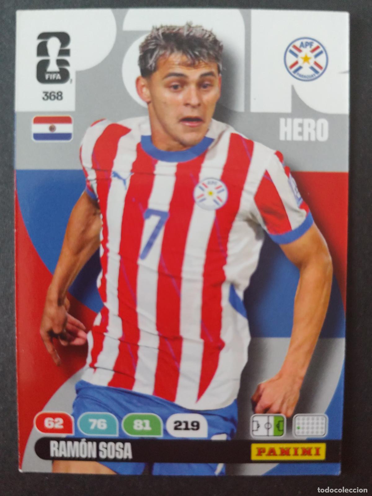 Figurine di Calcio: 368 RAM&Oacute;N SOSA PARAGUAY ADRENALYN MUNDIAL FIFA WORLD CUP 2026 PANINI