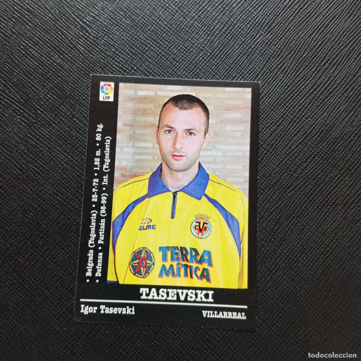 Figurine di Calcio: 330 TASEVSKI VILLARREAL PANINI 2000 2001 CROMO FUTBOL 00 01 LIGA - SIN PEGAR - A165 PG361