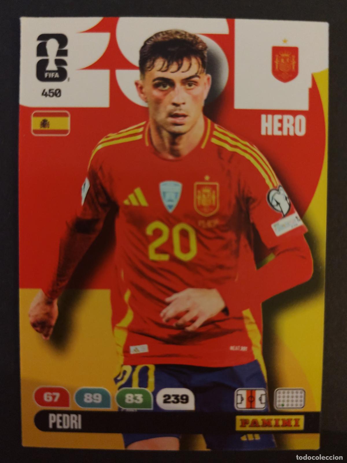 Cromos de F&uacute;tbol: 450 PEDRI ESPA&Ntilde;A ADRENALYN MUNDIAL FIFA WORLD CUP 2026 PANINI