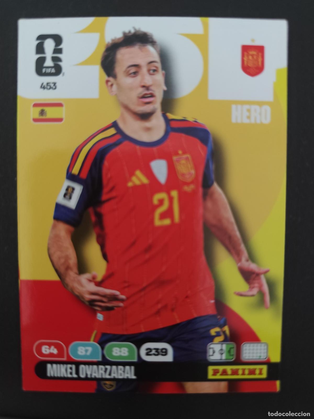 Fu&szlig;ball-Sticker: 453 MIKEL OYARZABAL ESPA&Ntilde;A ADRENALYN MUNDIAL FIFA WORLD CUP 2026 PANINI
