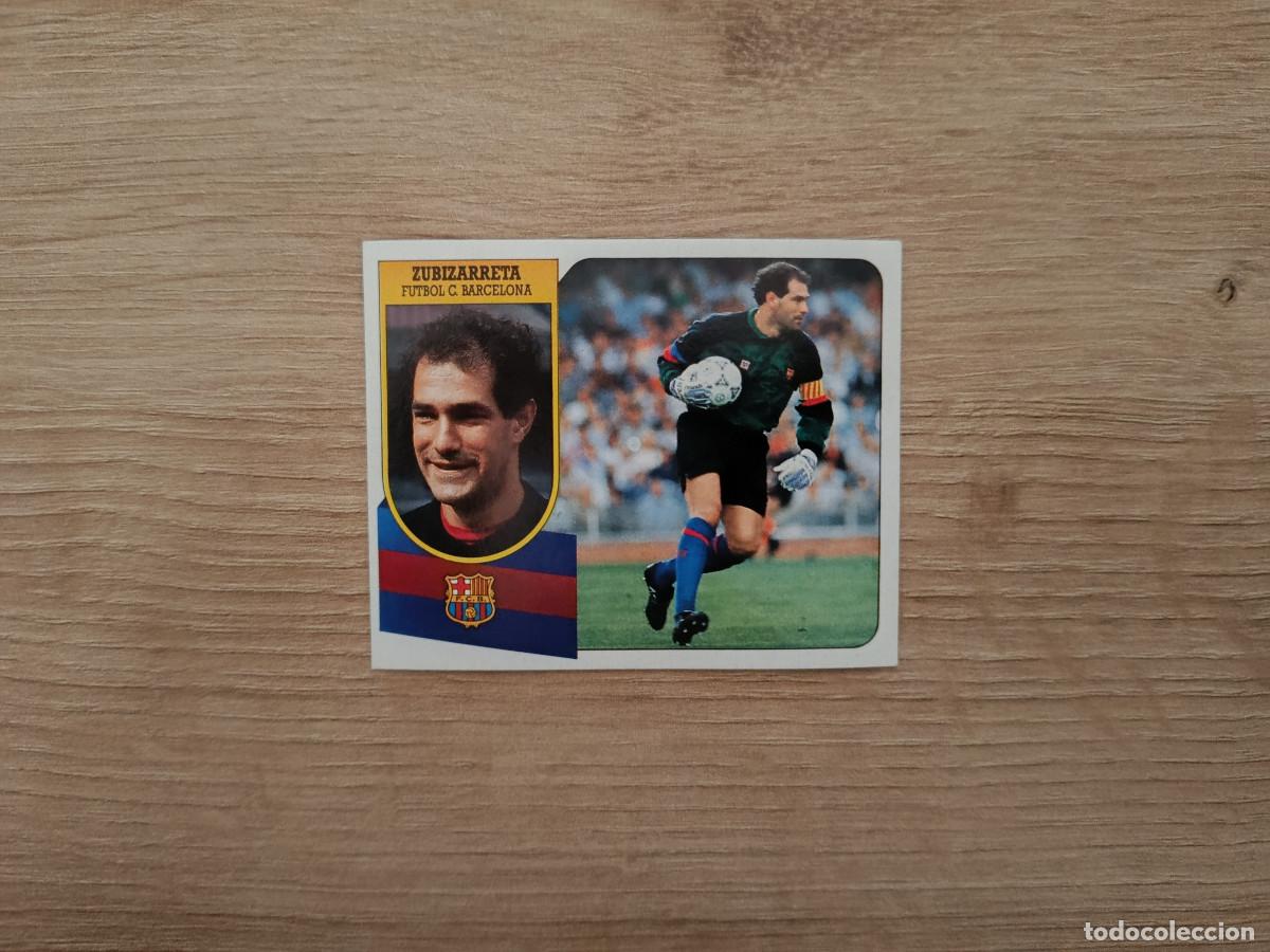 Fu&szlig;ball-Sticker: CROMO DE FUTBOL LIGA ESTE ZUBIZARRETA BARCELONA SIN PEGAR NUNCA PEGADO 91 92 1991 1992 D426