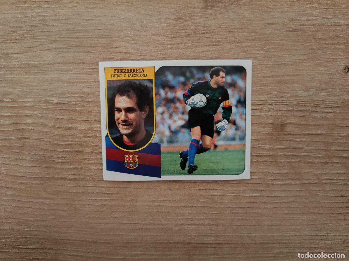 Fu&szlig;ball-Sticker: CROMO DE FUTBOL LIGA ESTE ZUBIZARRETA BARCELONA SIN PEGAR NUNCA PEGADO 91 92 1991 1992 D426