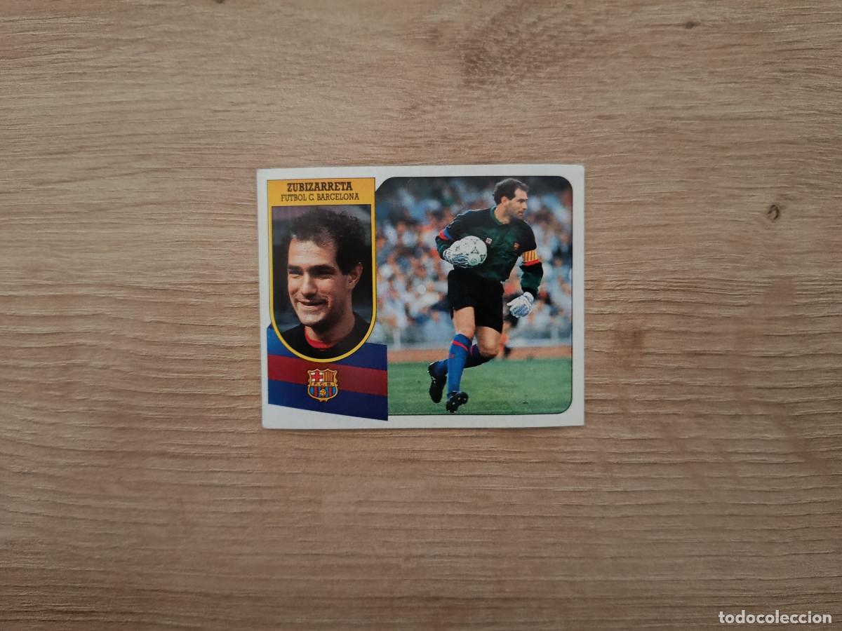 Fu&szlig;ball-Sticker: CROMO DE FUTBOL LIGA ESTE ZUBIZARRETA BARCELONA SIN PEGAR NUNCA PEGADO 91 92 1991 1992 D426