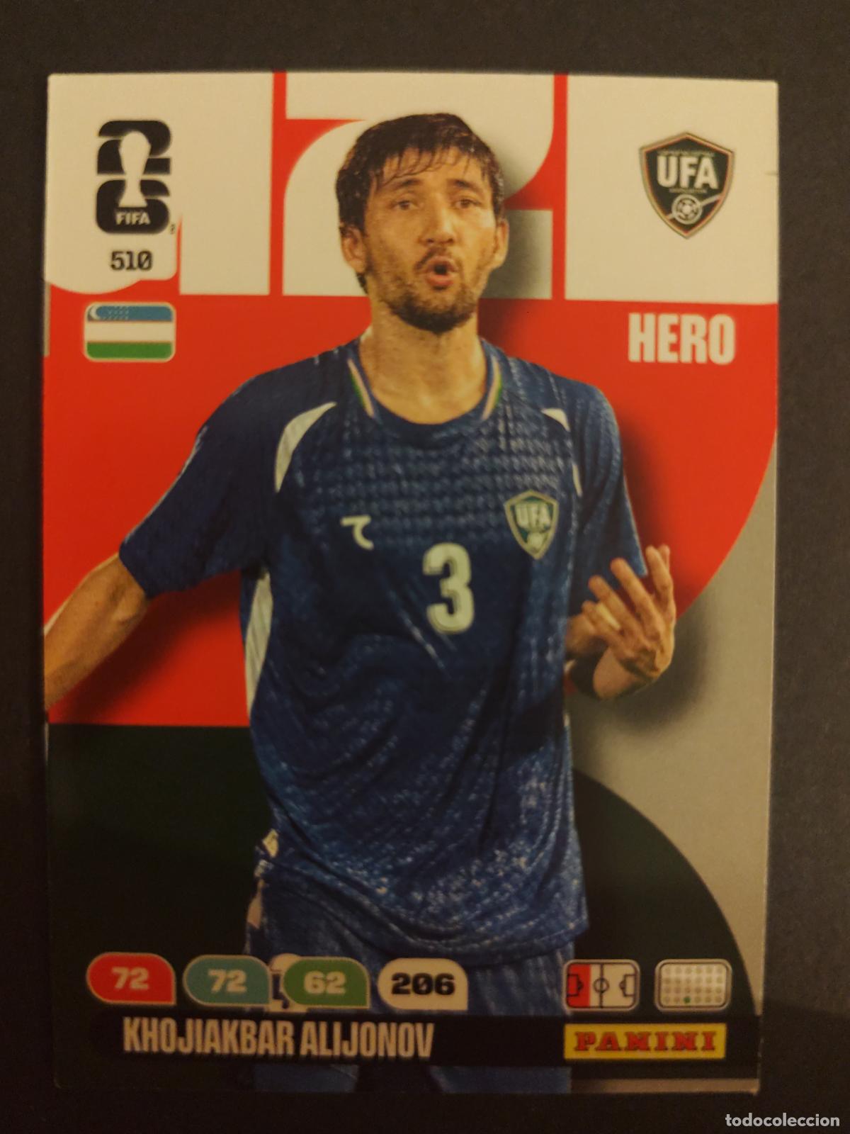 Cromos de F&uacute;tbol: 510 KHOJIAKBAR ALIJONOV UZBEKIST&Aacute;N ADRENALYN MUNDIAL FIFA WORLD CUP 2026 PANINI