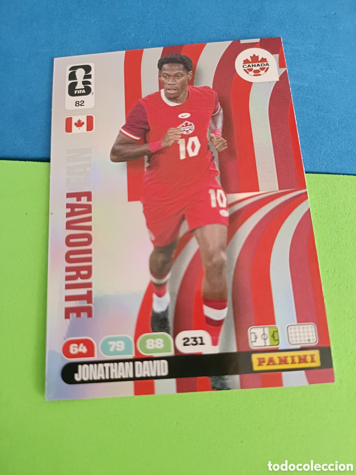 Cromos de F&uacute;tbol: Adrenalyn XL Fifa World cup 2026 mundial - Fan Favourite 82 Jonathan David