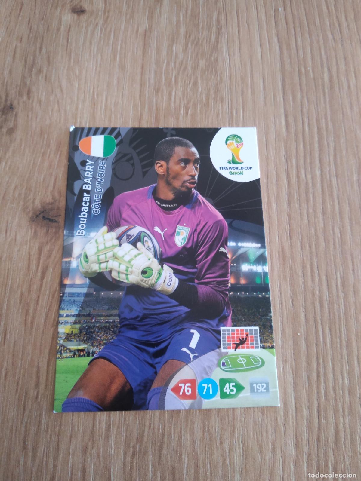 Cromos de F&uacute;tbol: BOUBACAR BARRY COSTA MARFIL CROMO FUTBOL PANINI ADRENALYN MUNDIAL 2014 WORLD CUP COPA DEL MUNDO