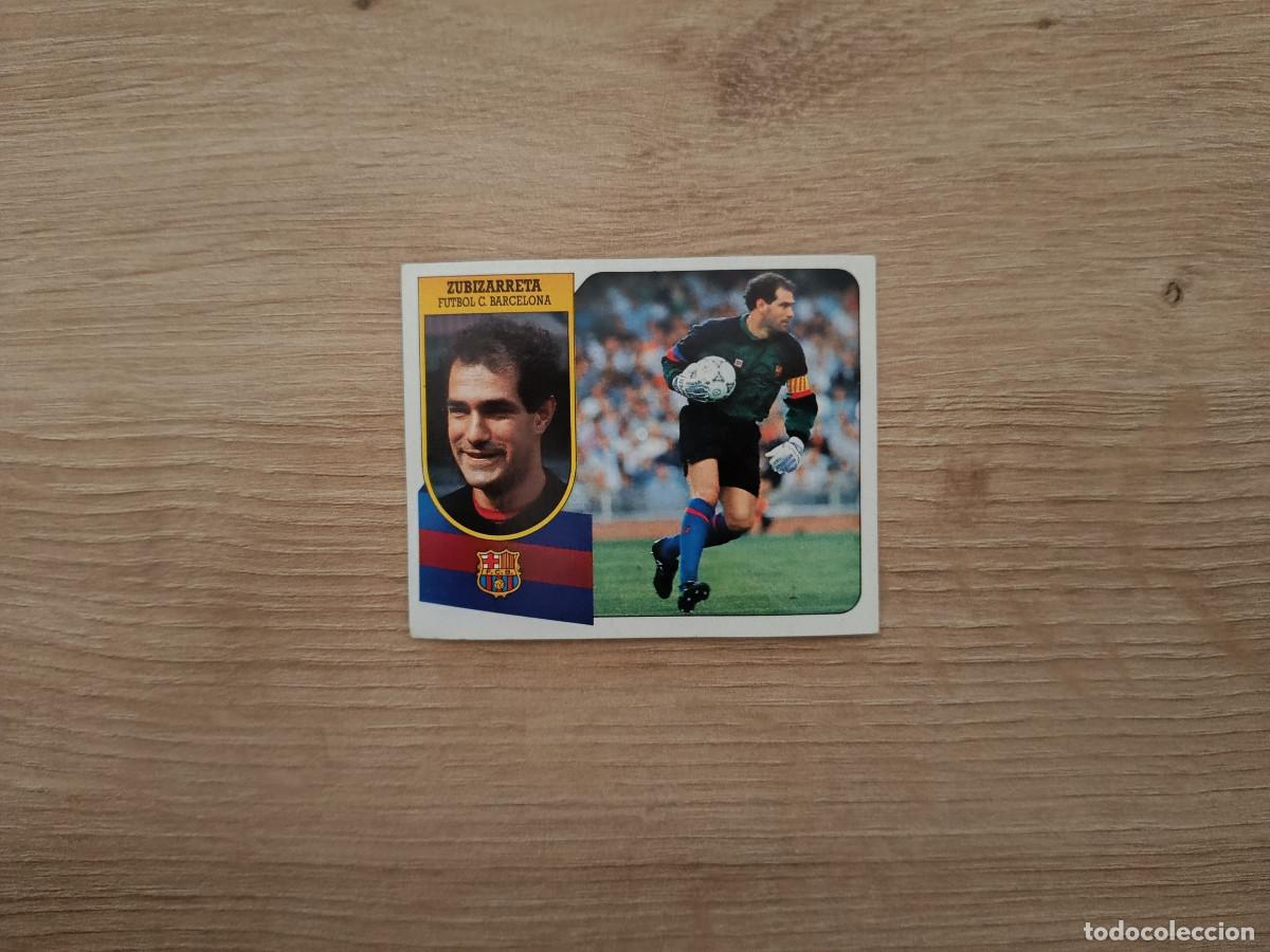 Cromos de F&uacute;tbol: CROMO DE FUTBOL LIGA ESTE ZUBIZARRETA BARCELONA SIN PEGAR NUNCA PEGADO 91 92 1991 1992 D426