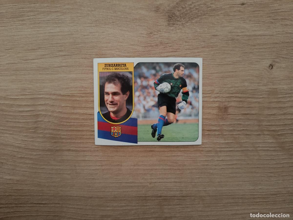 Cromos de F&uacute;tbol: CROMO DE FUTBOL LIGA ESTE ZUBIZARRETA BARCELONA SIN PEGAR NUNCA PEGADO 91 92 1991 1992 D426