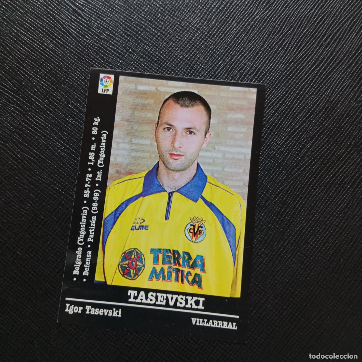 Cartes &agrave; collectionner de Football: 330 TASEVSKI VILLARREAL PANINI 2000 2001 CROMO FUTBOL 00 01 LIGA - SIN PEGAR - A165 PG379