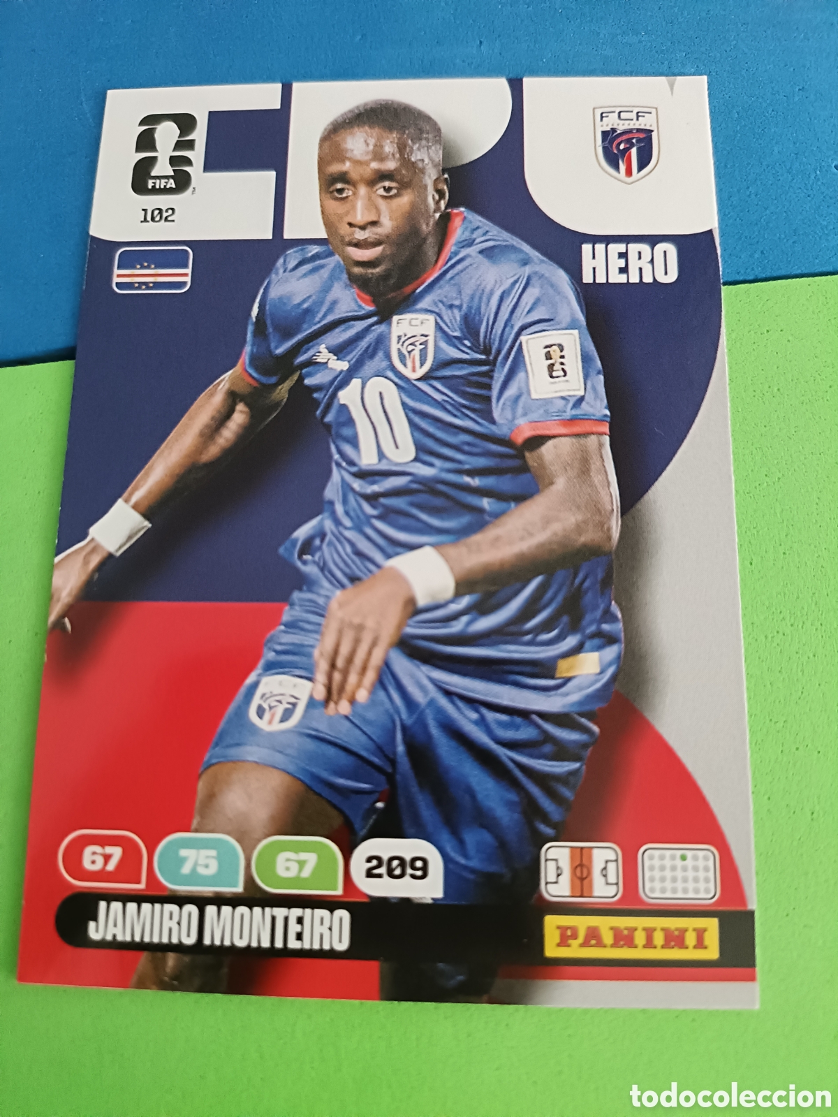 Cartes &agrave; collectionner de Football: Adrenalyn XL Fifa World cup 2026 mundial - 102 Monteiro