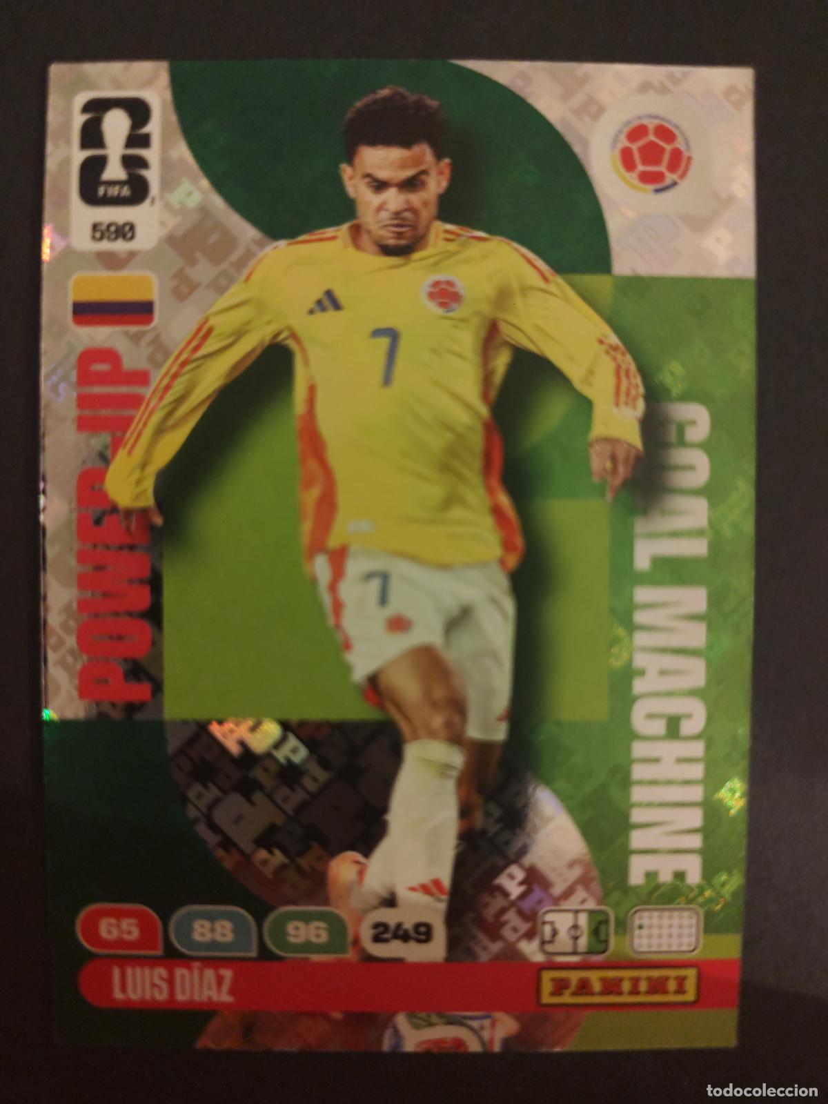 Cartes &agrave; collectionner de Football: 590 LUIS D&Iacute;AZ COLOMBIA GOAL MACHINE ADRENALYN MUNDIAL FIFA WORLD CUP 2026 PANINI